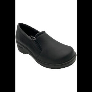 Easy Works By Easy Street Clogs Leeza Black - Wide